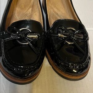 Naturalizer Women's Glossy Black Flats